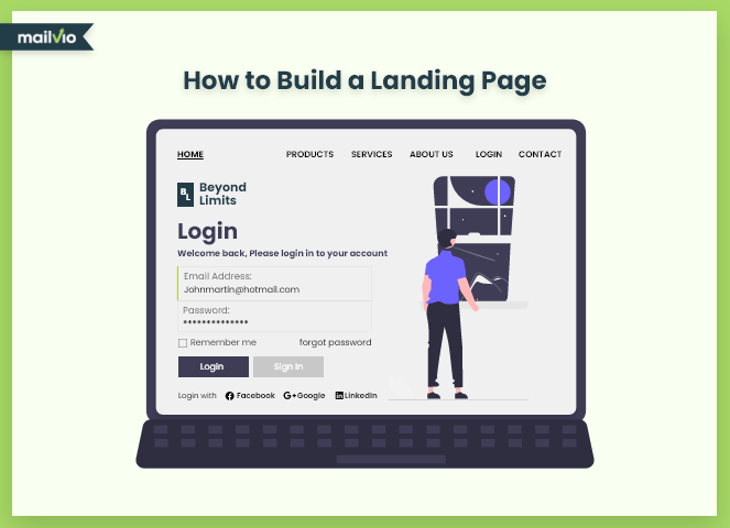 how to build a landing page