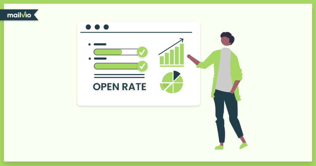 An email marketer monitoring their cold email outreach to determine if it is effective or not