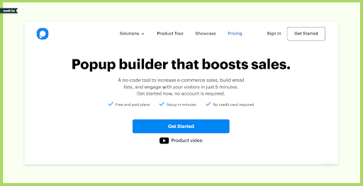 Popup builder 