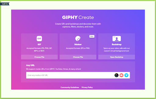 giphy file upoad